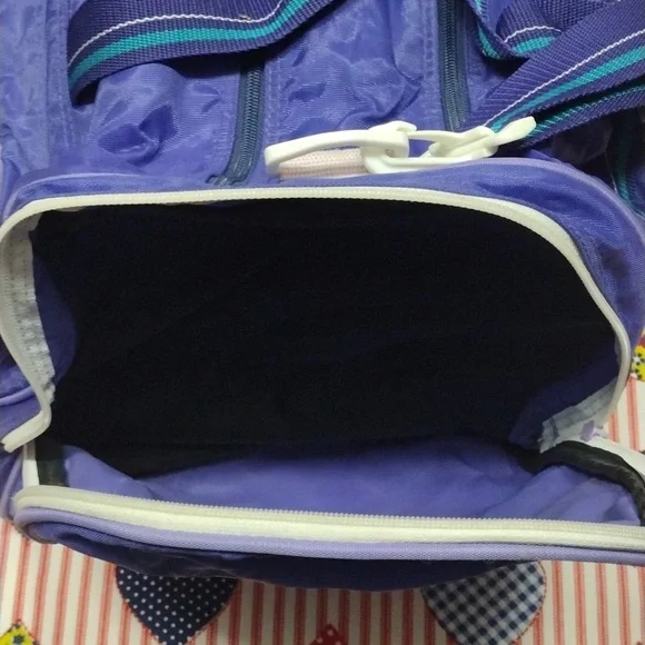 Purple Travel Gym Bag with Shoulder Strap - Picture 9 of 13